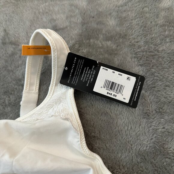 Bali Minimizer Bra Lot of 2 Women's size 44DD White Underwire - Picture 2 of 4